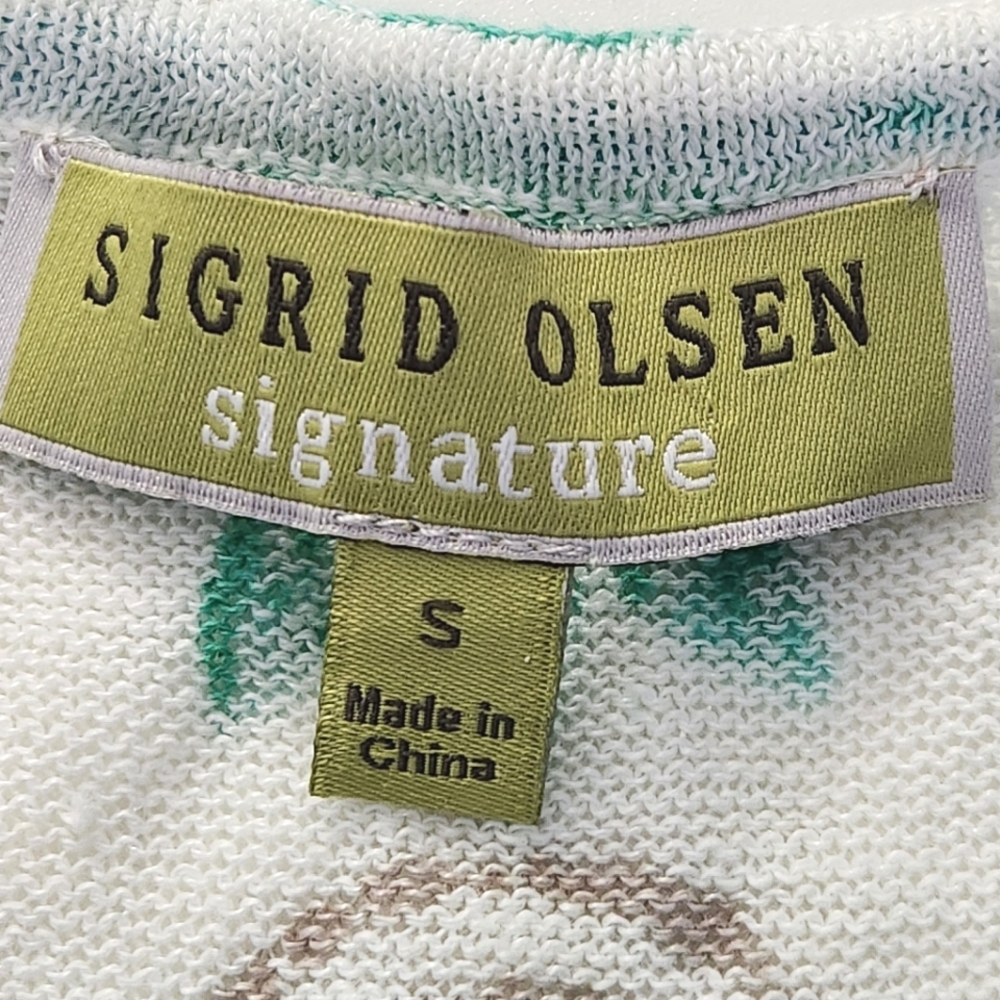 Sigrid Olsen Tunic Long Sleeve  Top Small - Picture 12 of 14